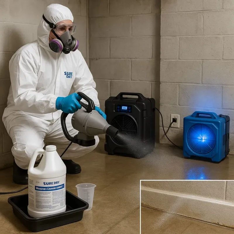 Sanitization and Odor Removal process in Clarksville, IA