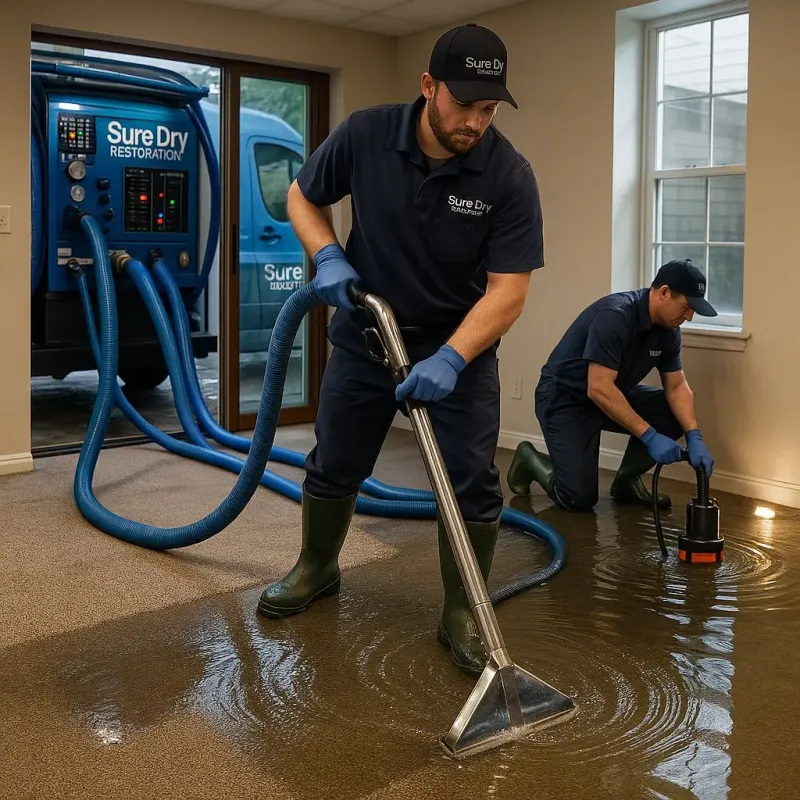 Water Extraction and Removal process in Clarksville, IA